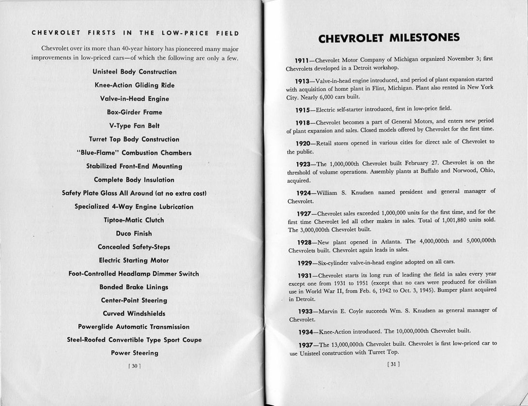 The Chevrolet Story - Published 1953 Page 10